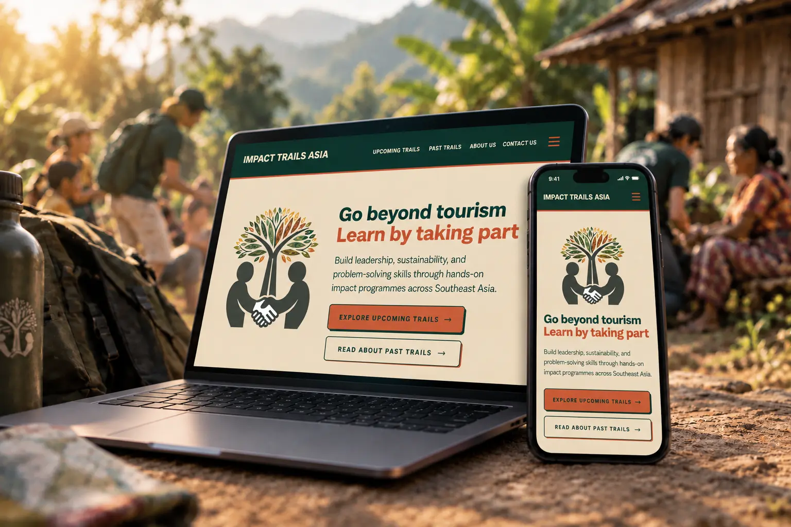 Impact Trails Asia impact-travel website